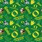 Licensed NCAA University of Oregon Ducks Tone on Tone OR-1178 Cotton Fabric by the Yard